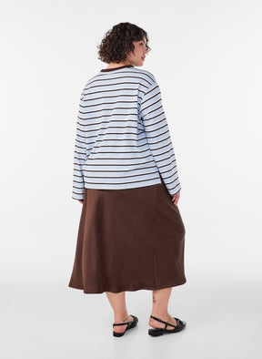 Zizzi Minela Skirt in Hot Fudge 