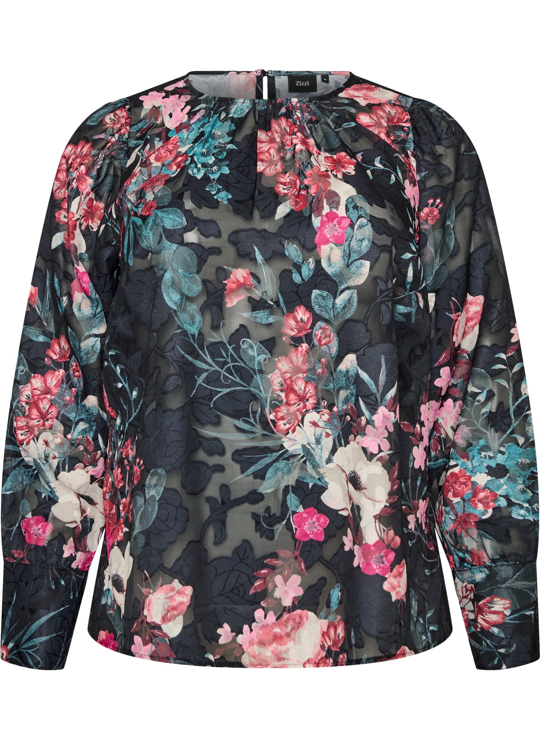 Zizzi Mirasol Blouse in Black 