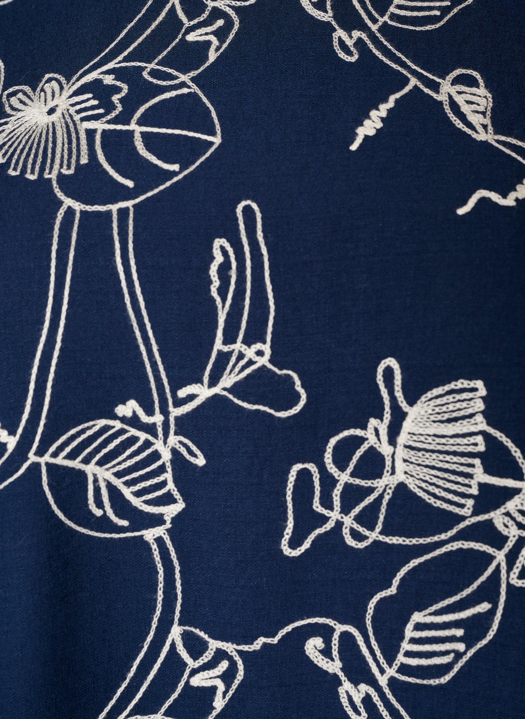Zizzi Misha Blouse in Navy 