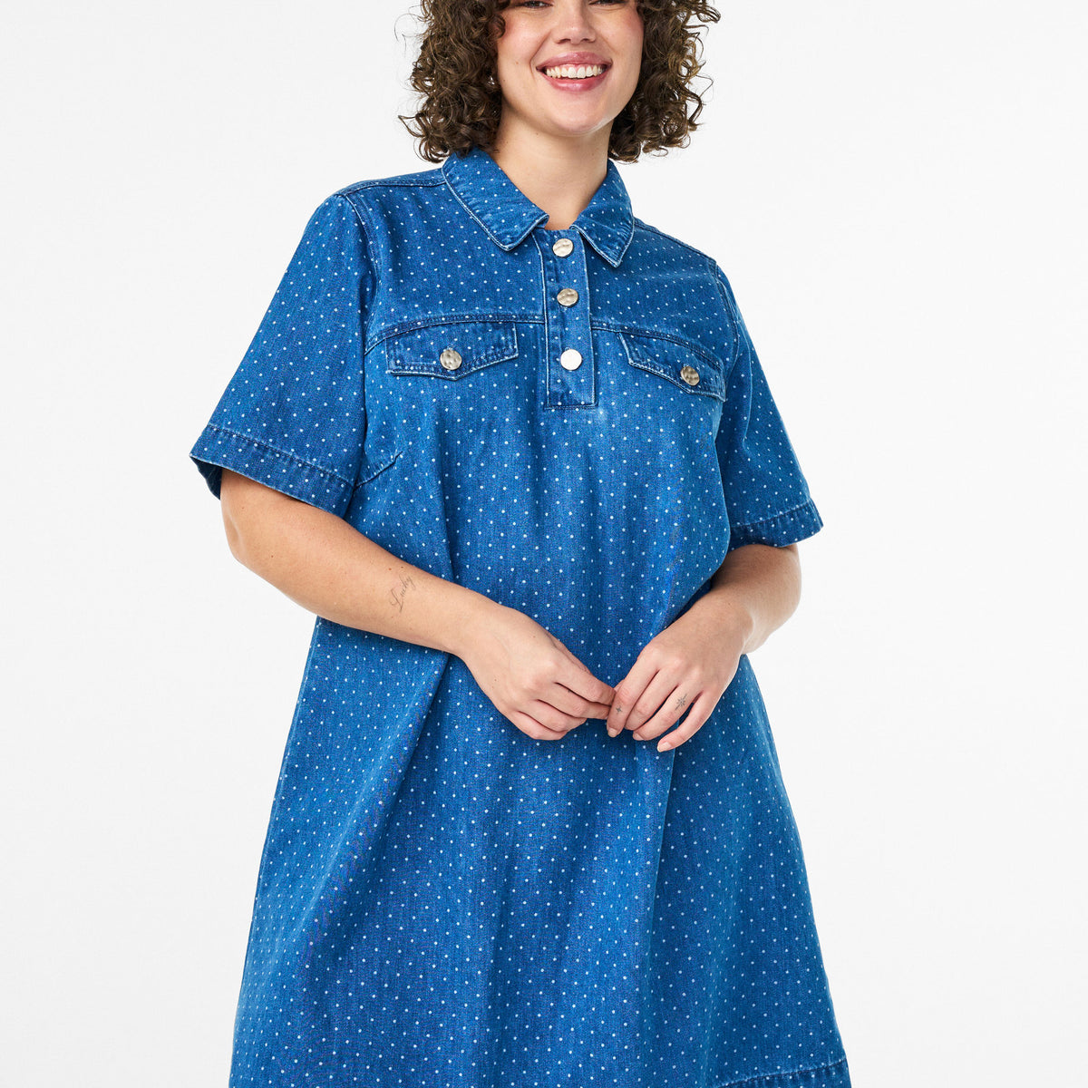 misha denim dress MISHA