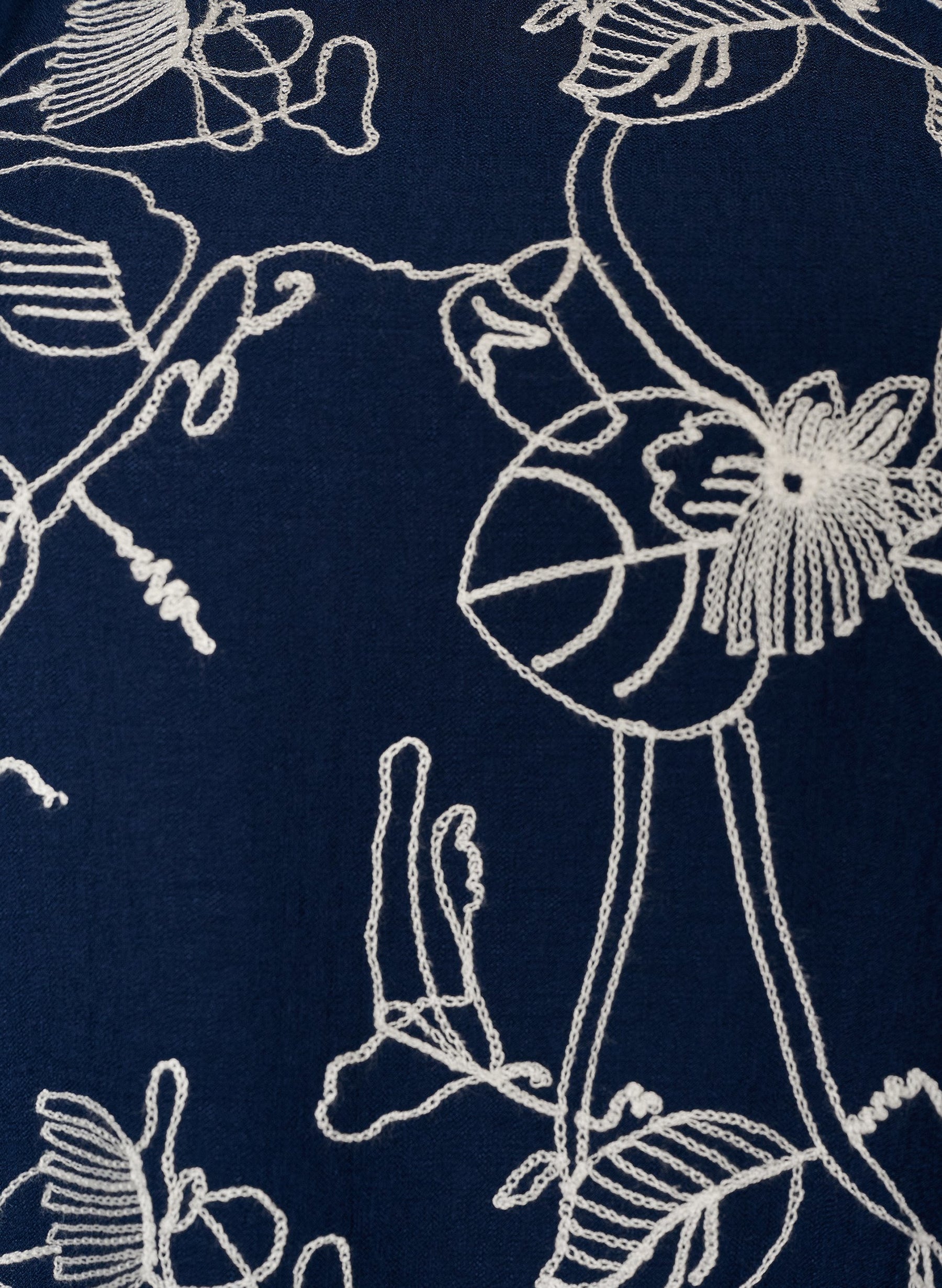 Zizzi Misha Dress in Navy 