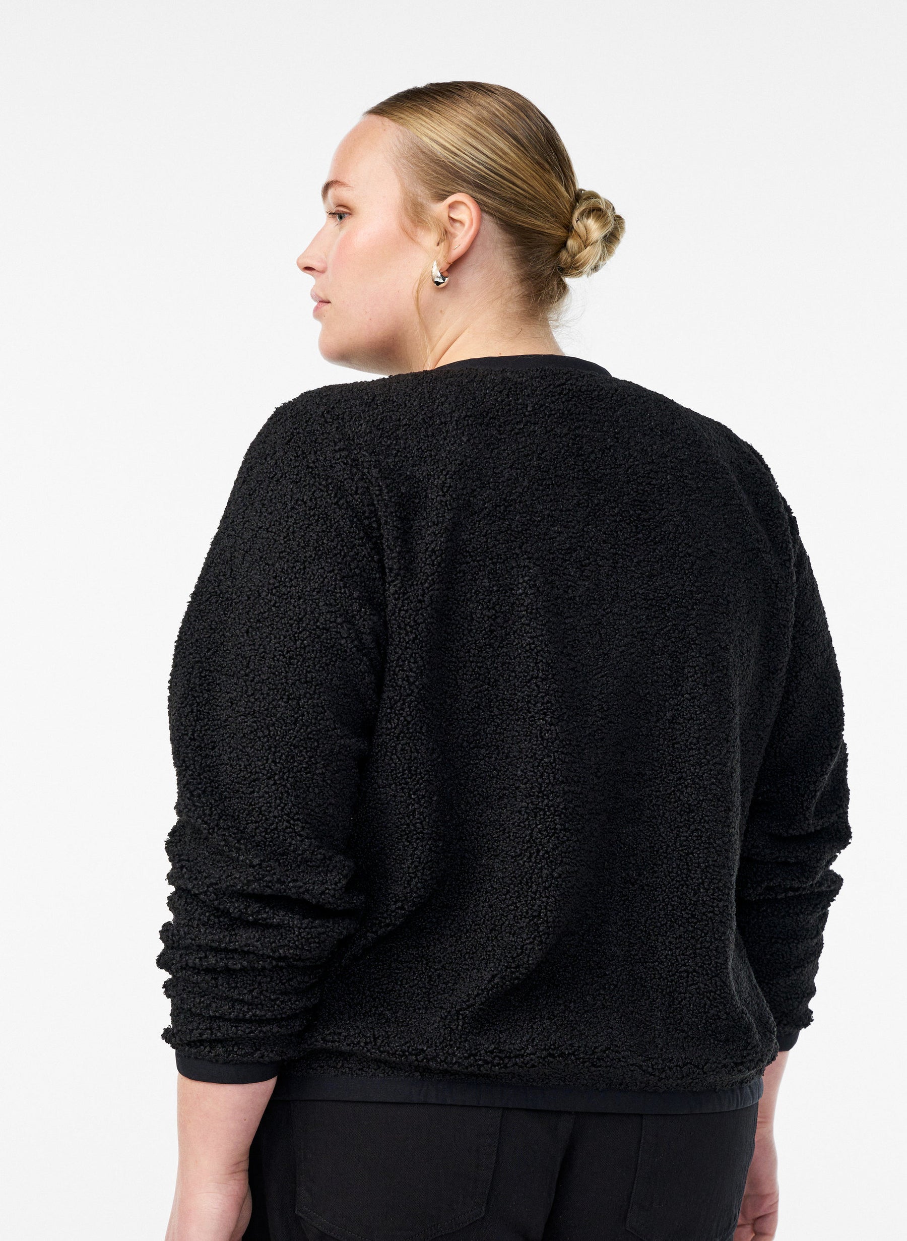 Zizzi Nija Cardigan in Black