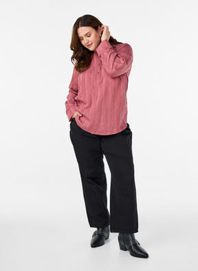 Zizzi Nikita Blouse in Pink