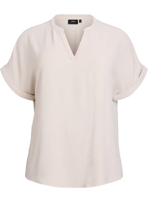 Zizzi Nilla Blouse in Beige  