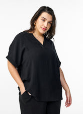 Zizzi Nilla Blouse in Black 