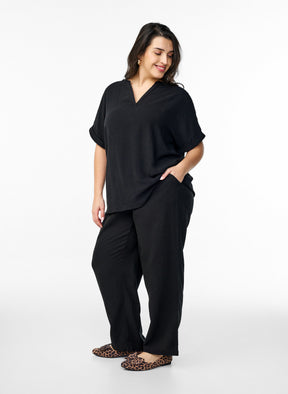 Zizzi Nilla Blouse in Black 