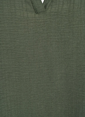 Zizzi Nilla Blouse in Khaki