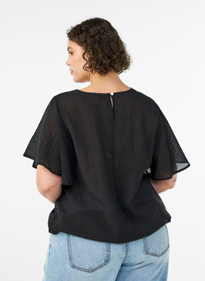Zizzi Nora Blouse in Black 