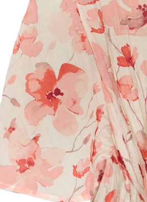 Zizzi Nora Blouse in Blush 