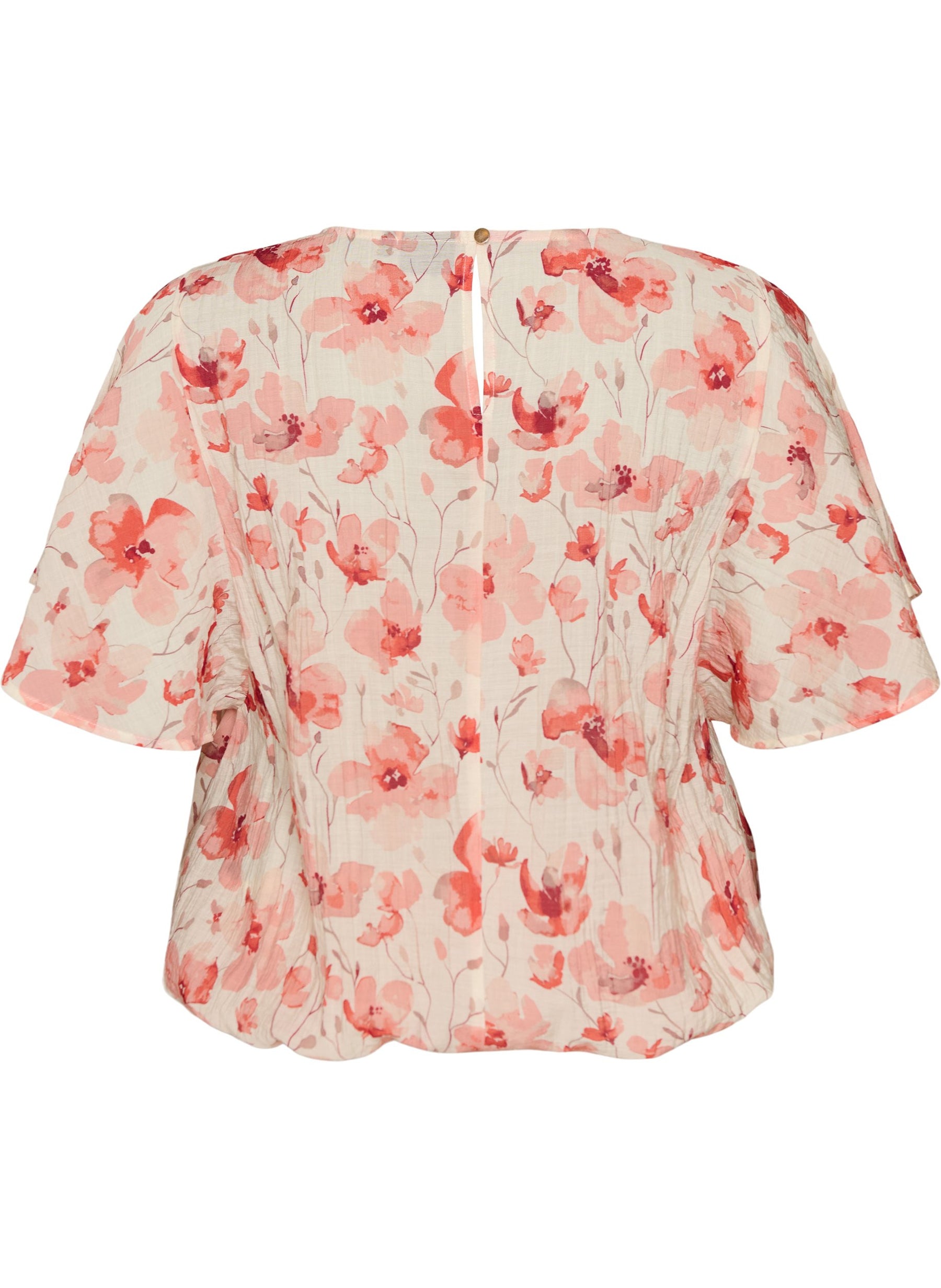 Zizzi Nora Blouse in Blush 