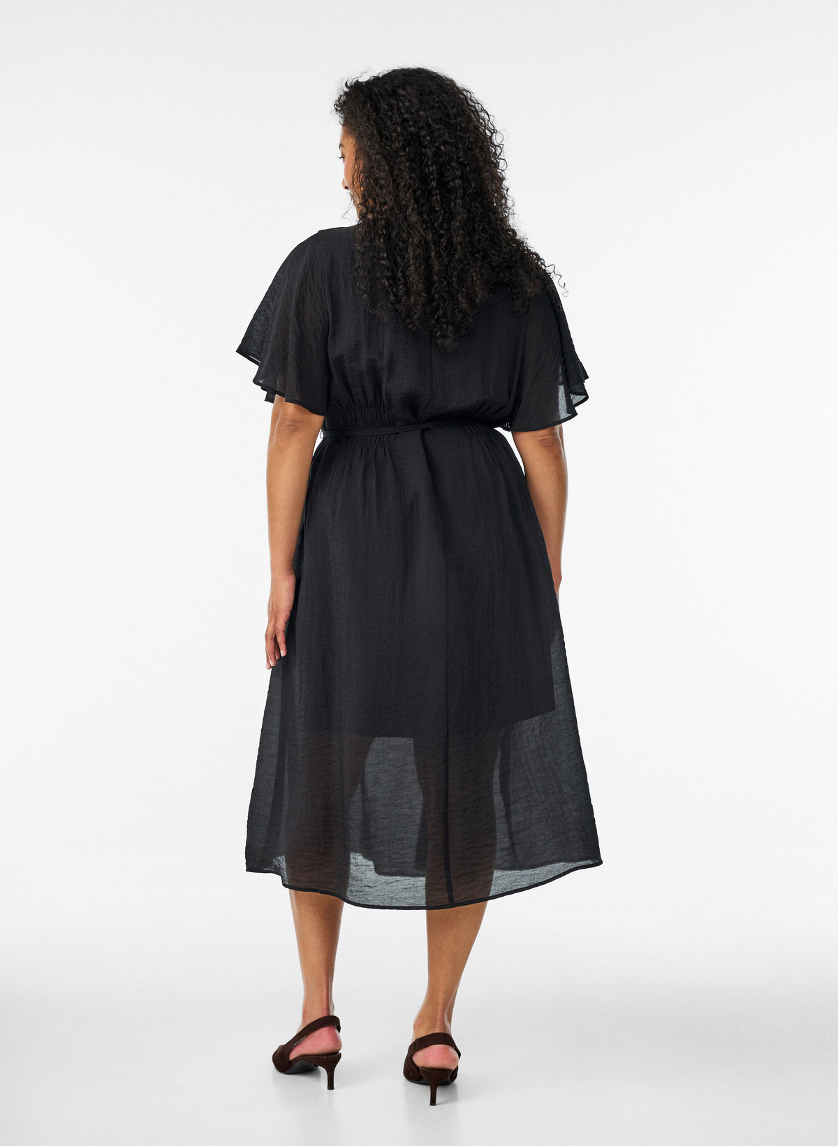 Zizzi Nora Dress in Black 