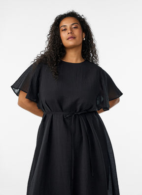 Zizzi Nora Dress in Black 