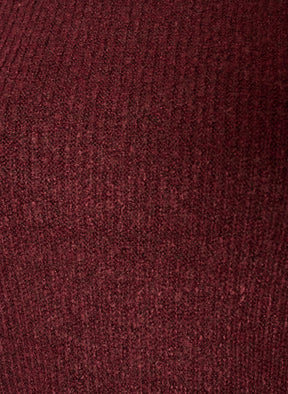 Zizzi Peplum Knit Top in Port Royal 