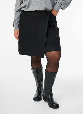 Zizzi Rasmine Skirt in Black