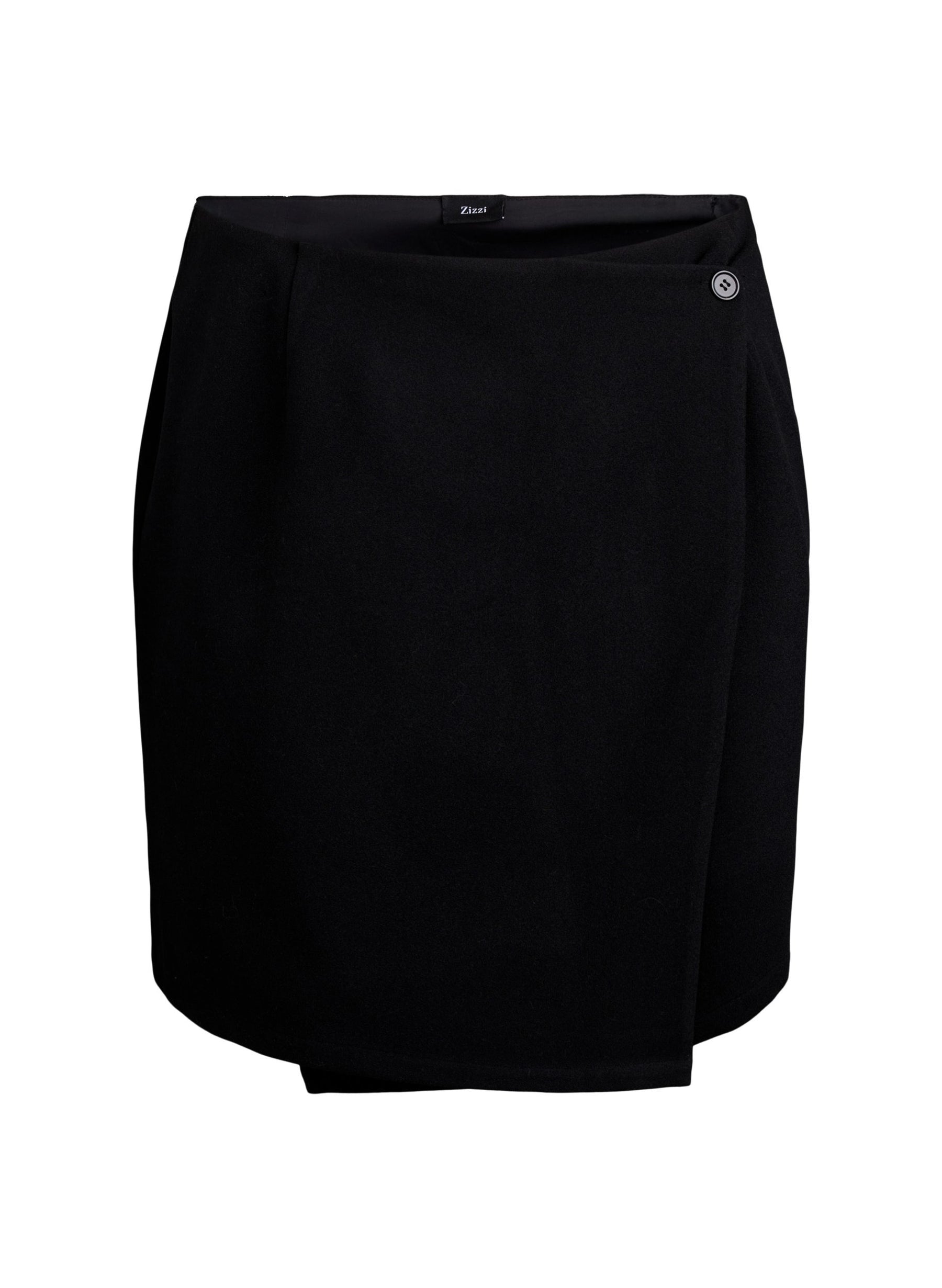 Zizzi Rasmine Skirt in Black