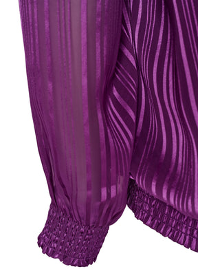 Zizzi Rita Blouse in Plum 