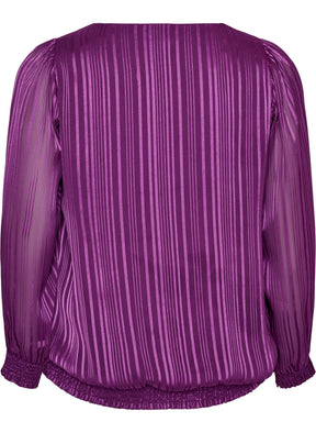 Zizzi Rita Blouse in Plum 