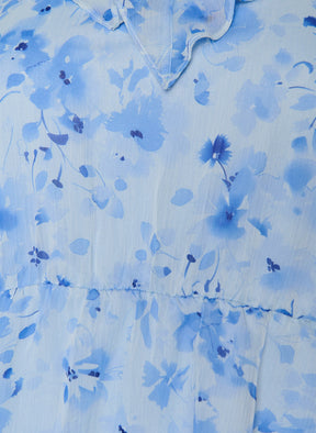Zizzi Rosa Blouse in Blue 