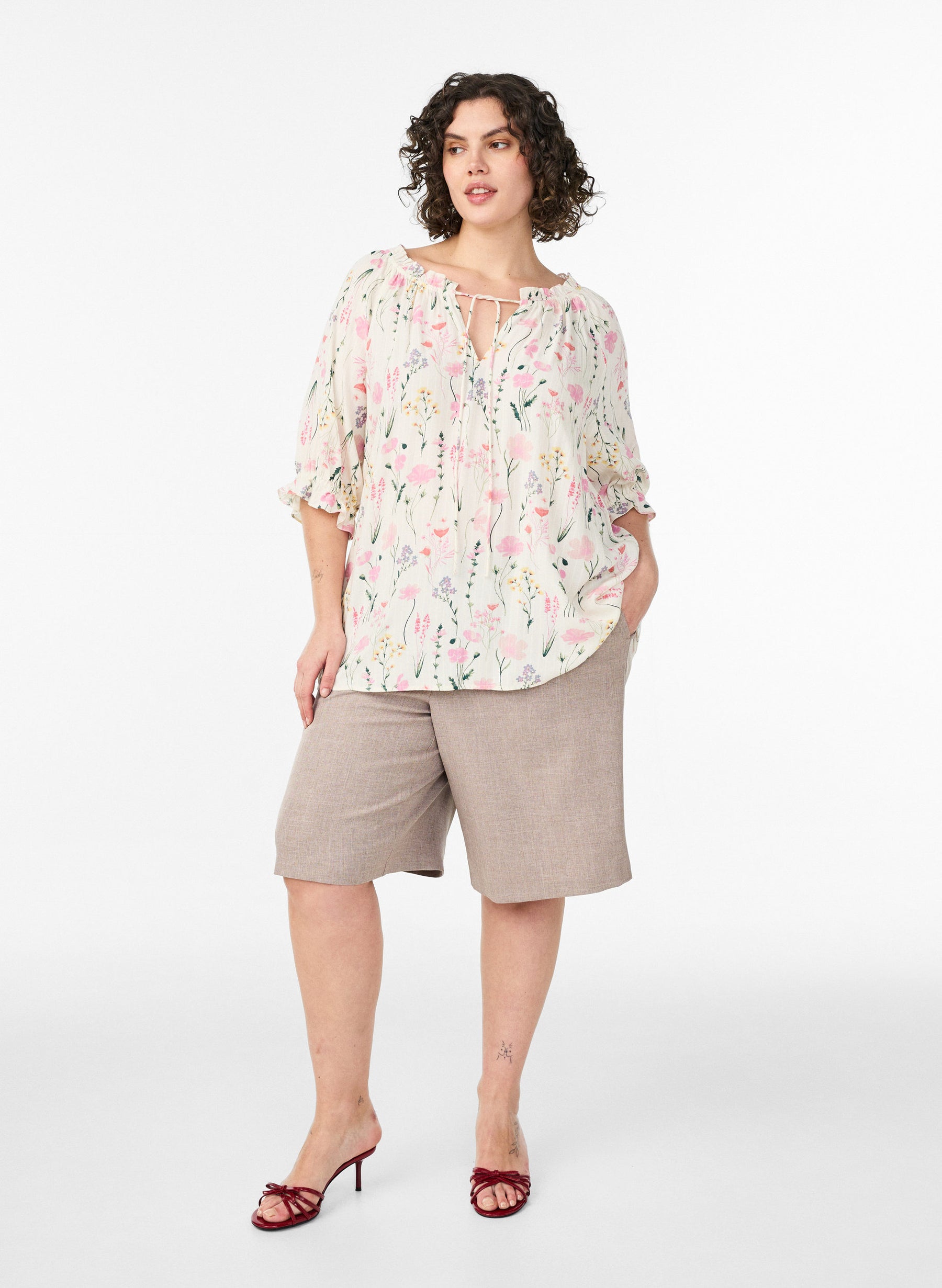 Zizzi Rosan Floral Blouse 