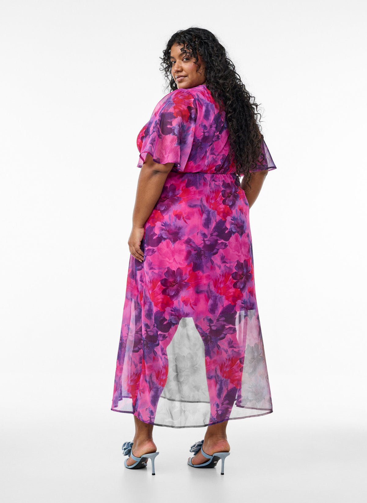 Zizzi Saina Dress in Purple
