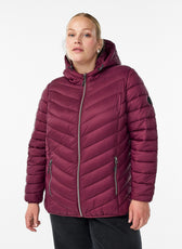 Zizzi Sally Lightweight Jacket in Fig 