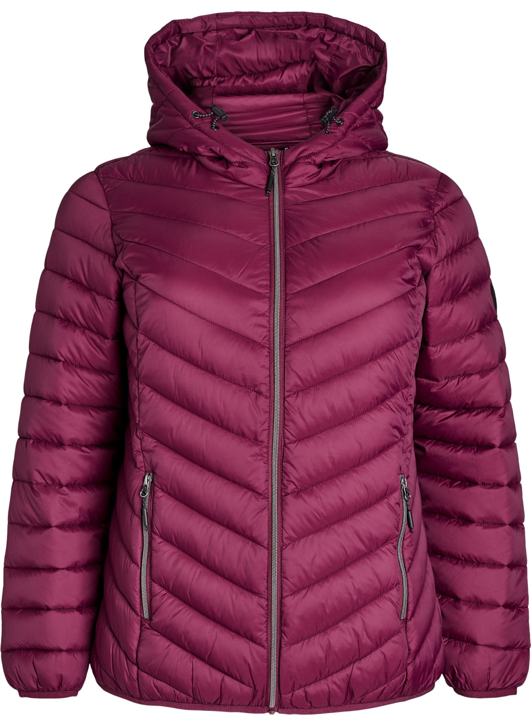 Zizzi Sally Lightweight Jacket in Fig 