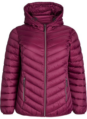 Zizzi Sally Lightweight Jacket in Fig 