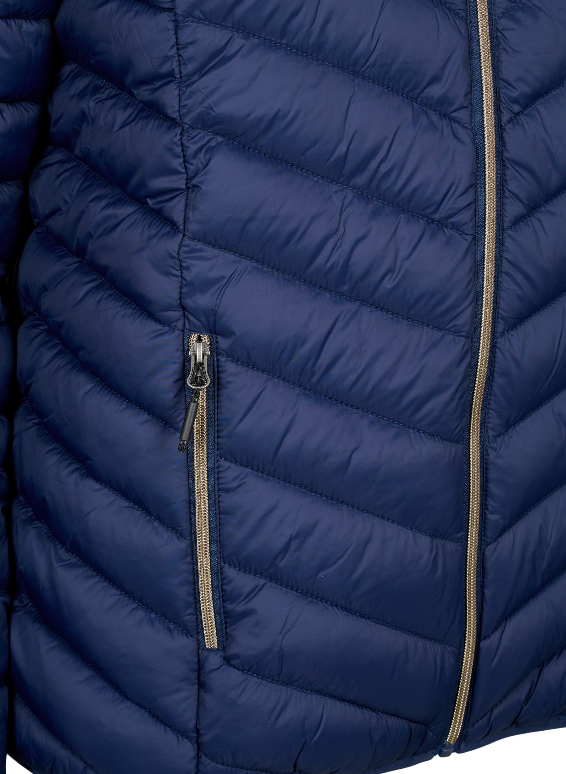 Zizzi Sally Lightweight Jacket in Navy