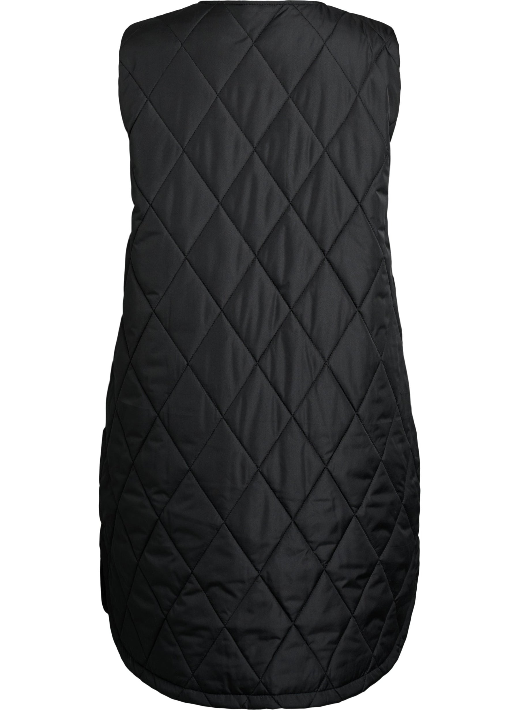 Zizzi Shanghai Gilet in Black 