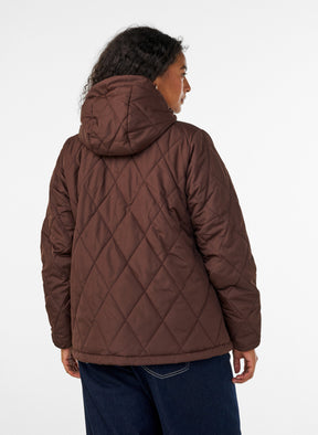 Zizzi Shanghai Jacket in Coffee Bean 