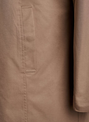 Zizzi Shelby Coat in Taupe