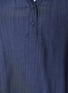 Zizzi Sia Blouse in Navy 