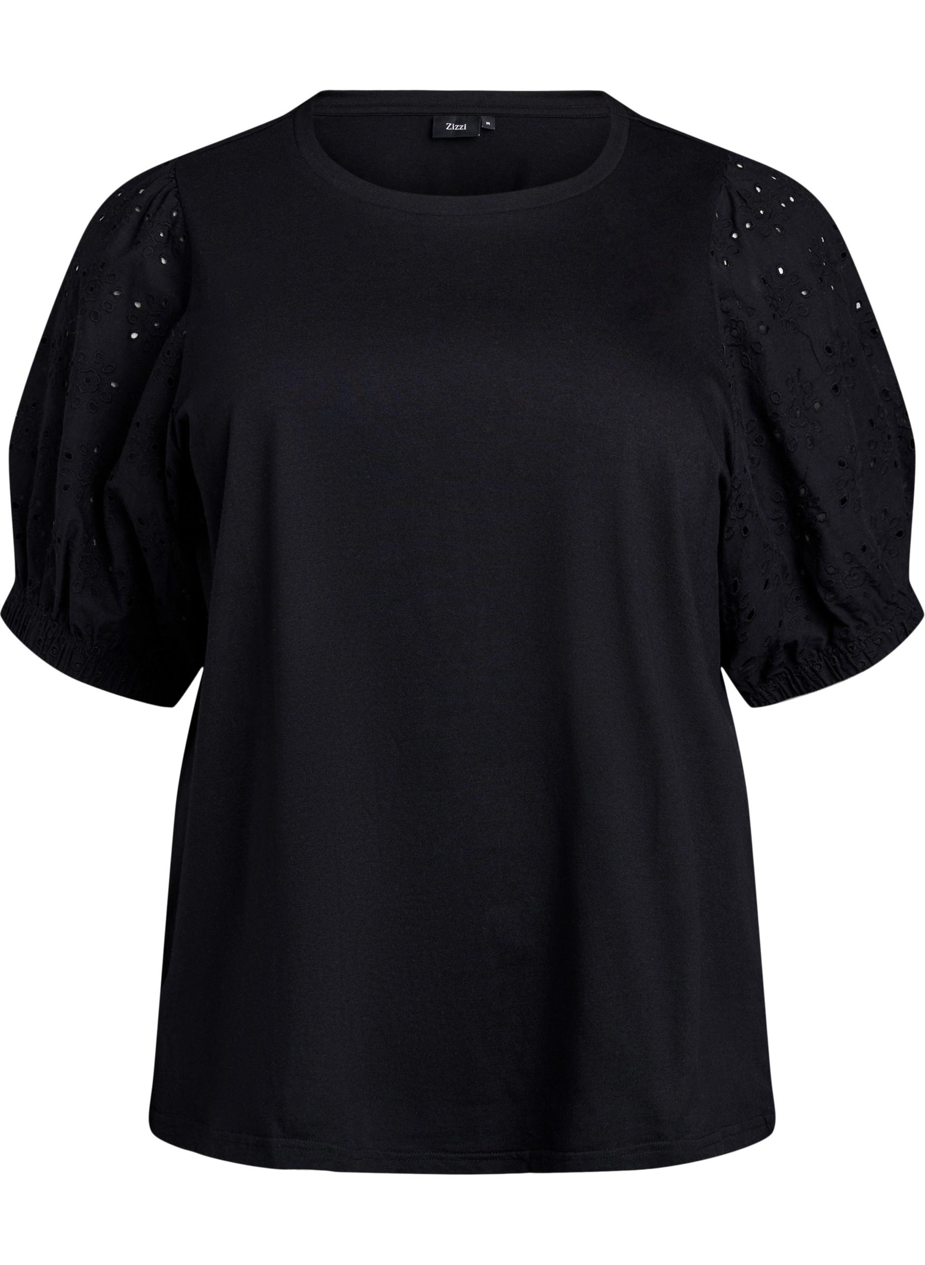 Zizzi Sofia T-Shirt in Black