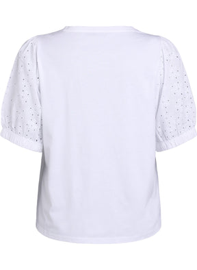 Zizzi Sofia T-Shirt in White