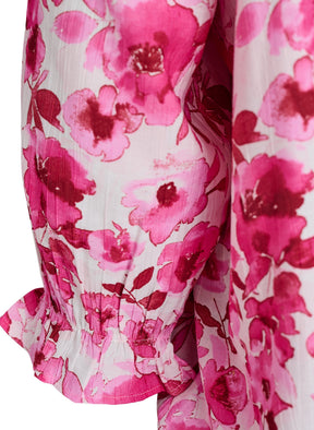 Zizzi Sol Blouse in Pink 