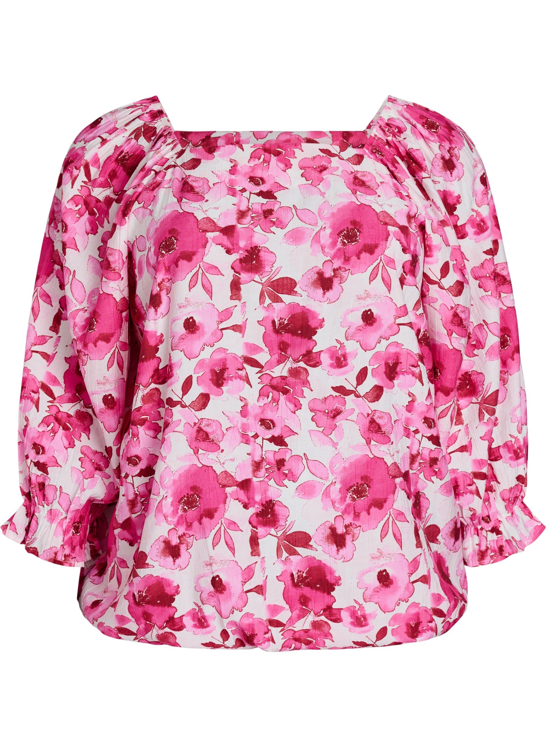 Zizzi Sol Blouse in Pink 