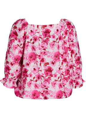 Zizzi Sol Blouse in Pink 