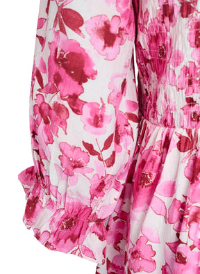 Zizzi Sol Dress in Pink 