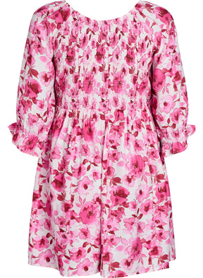 Zizzi Sol Dress in Pink