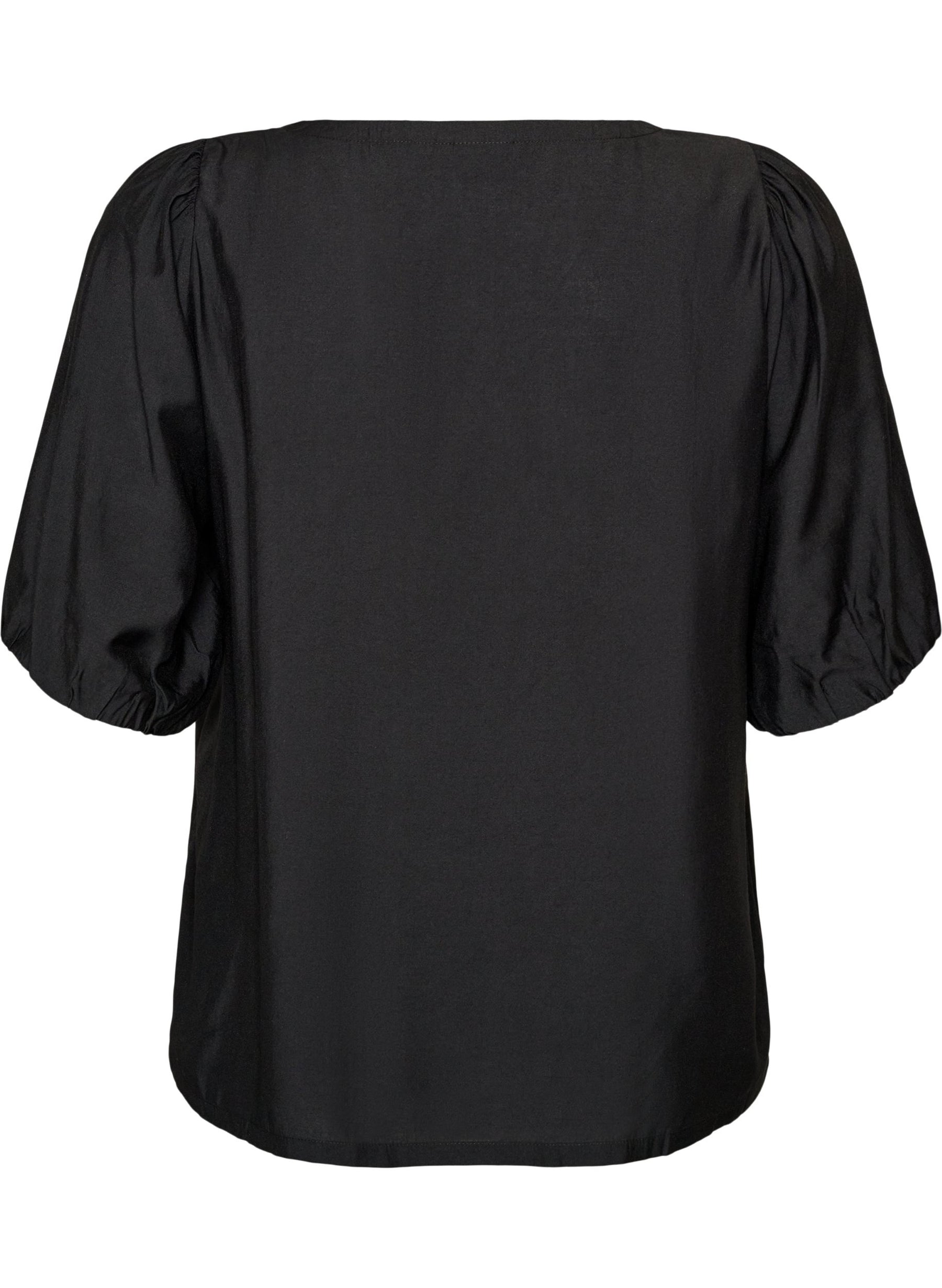 Zizzi Stina Blouse in Black