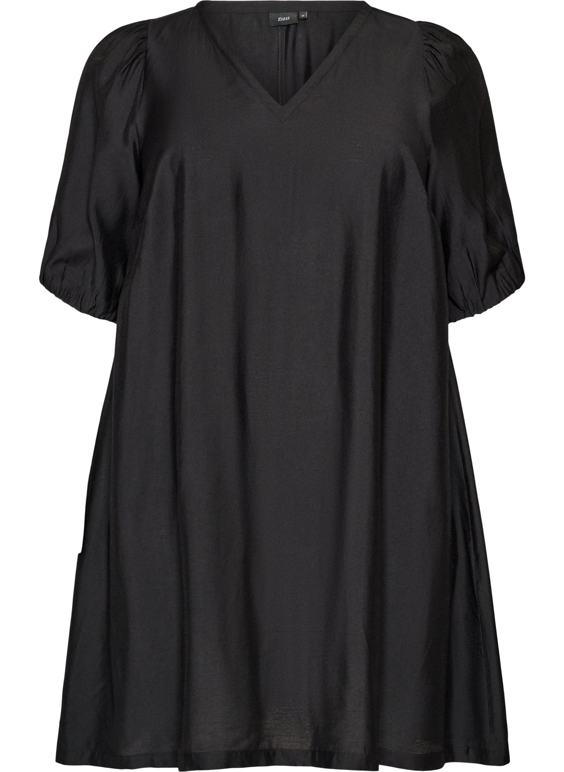 Zizzi Stina Dress in Black 