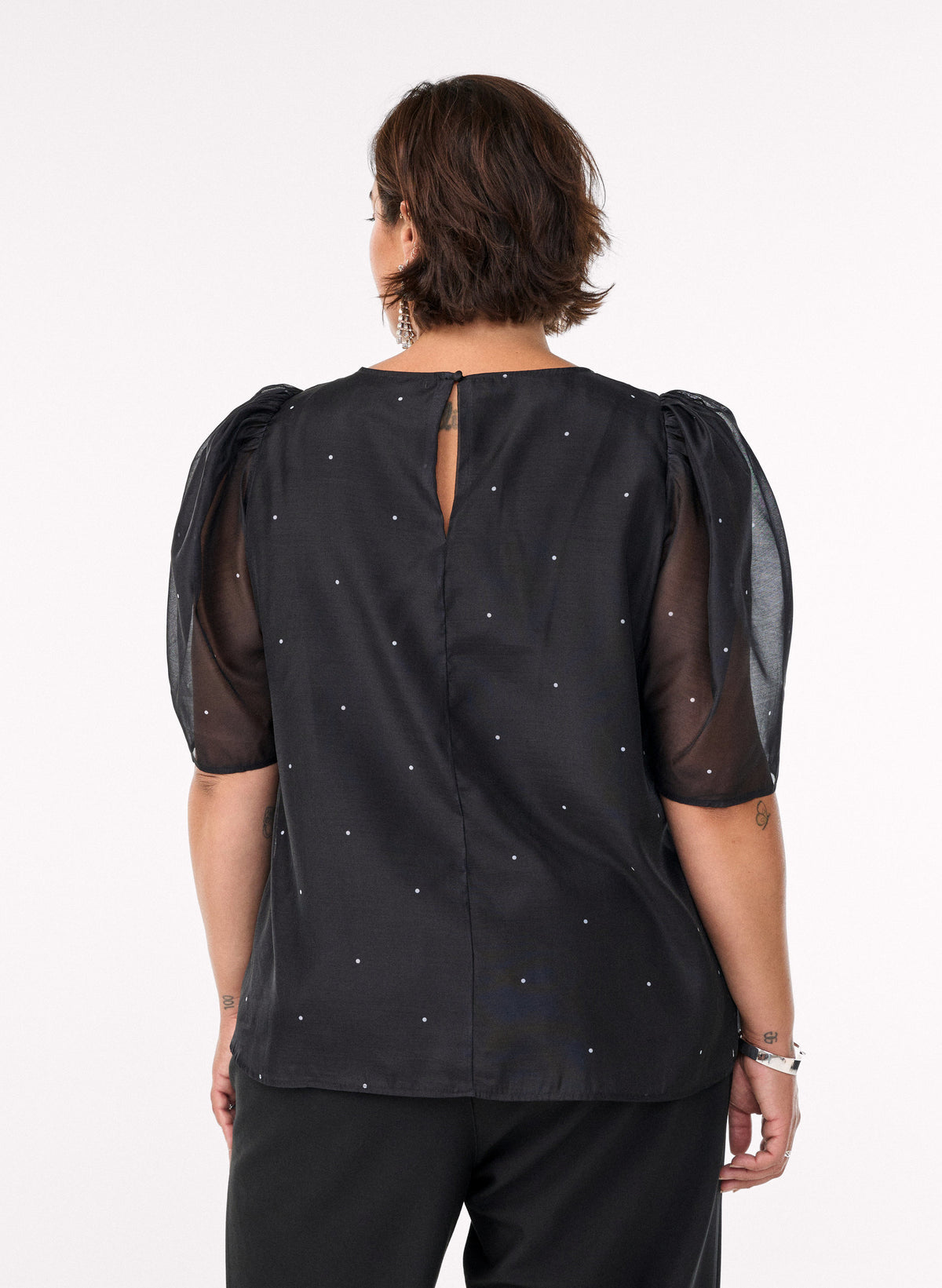 Zizzi Tilde Blouse in Black
