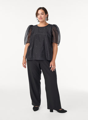 Zizzi Tilde Blouse in Black