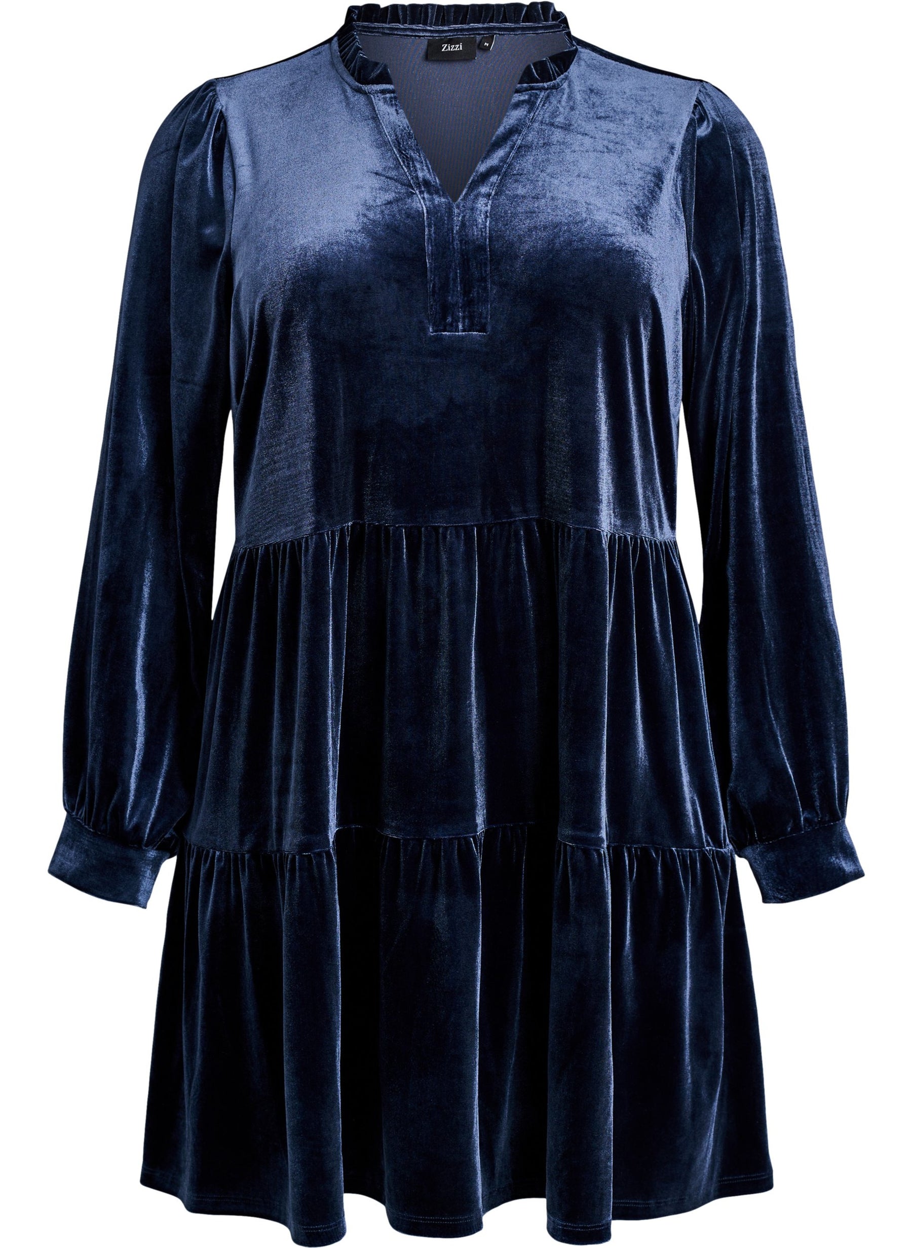 Zizzi Victoria Dress in Night Sky 