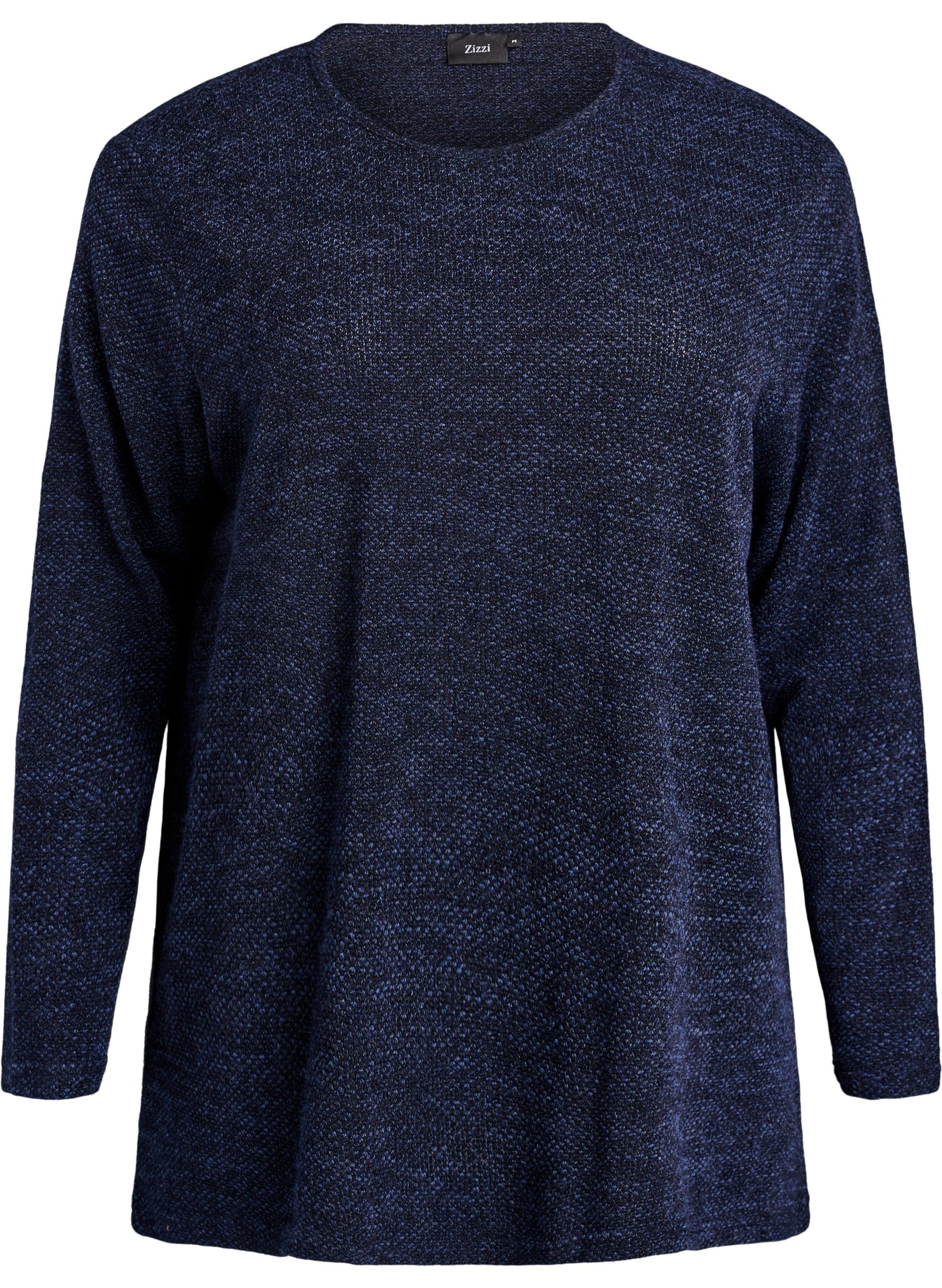Zizzi Vig Top in Navy
