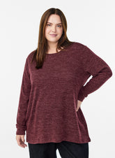Zizzi Vig Top in Wine
