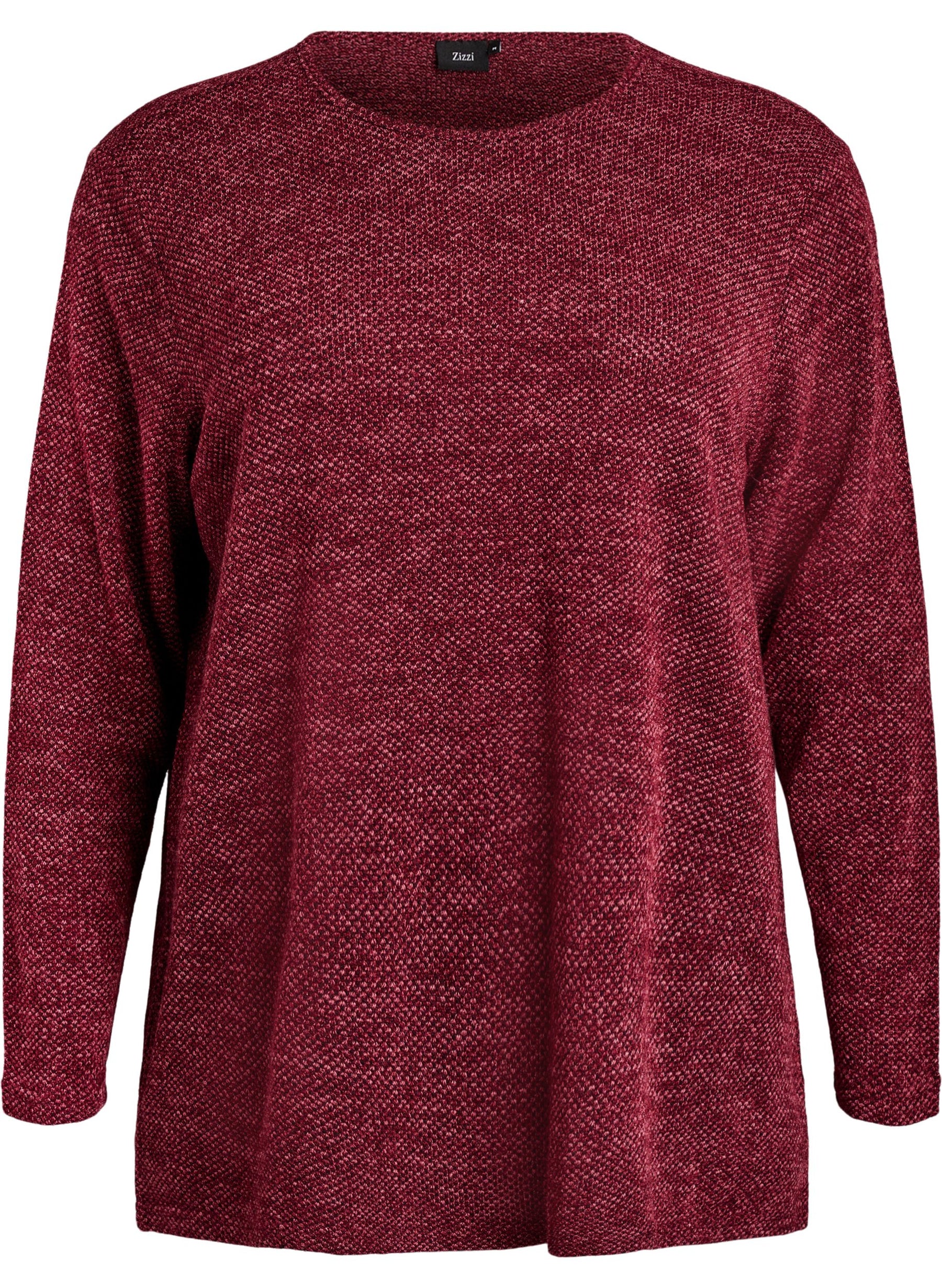 Zizzi Vig Top in Wine