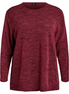 Zizzi Vig Top in Wine