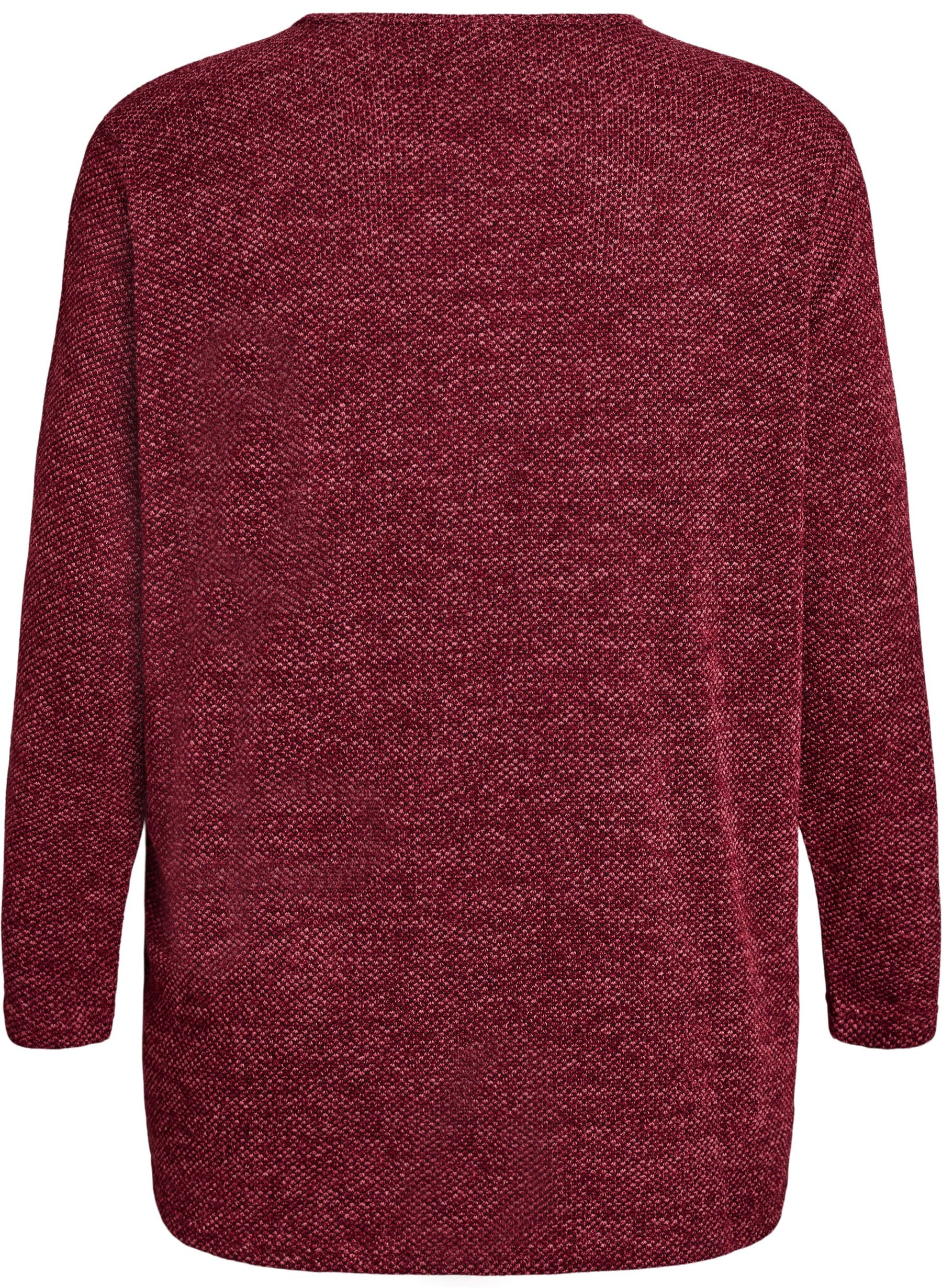 Zizzi Vig Top in Wine