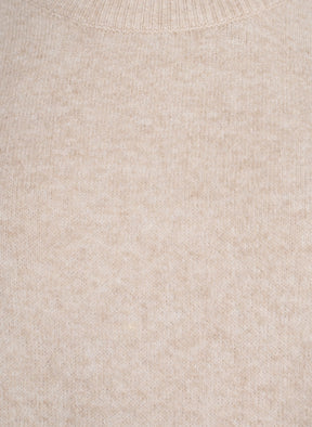 Zizzi Vista 1/2 Sleeve Jumper in Taupe 